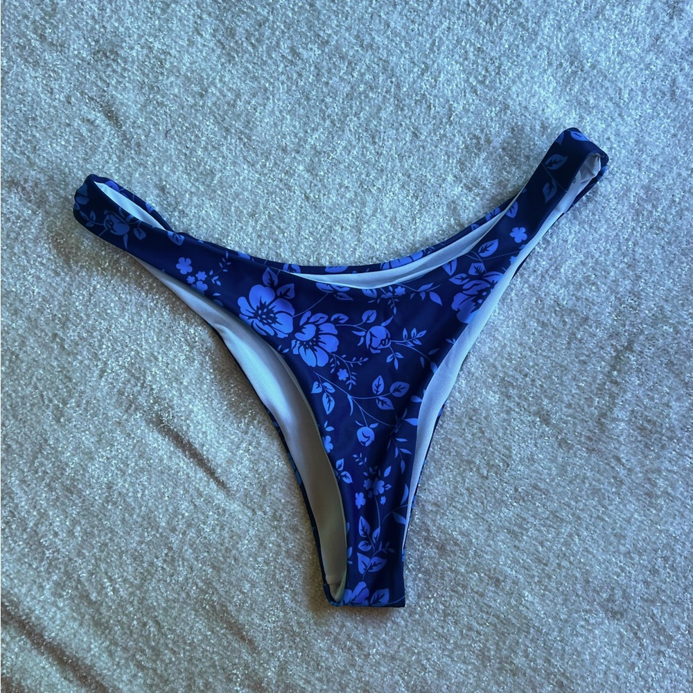 Blue Bikini Bottoms